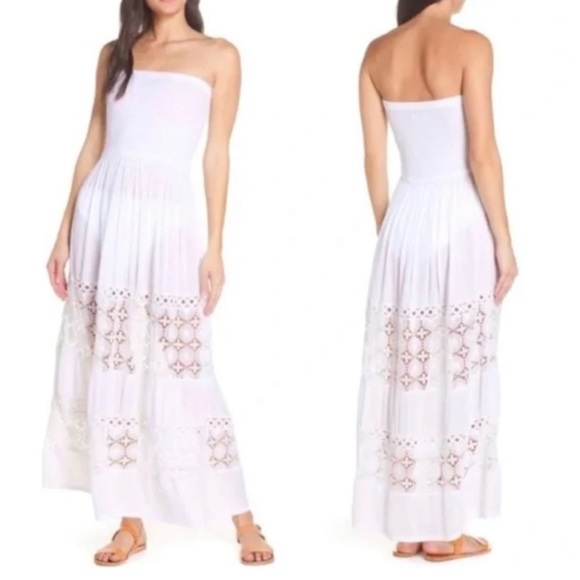 Boho Crochet Maxi Dress/Skirt - Picture 1 of 6